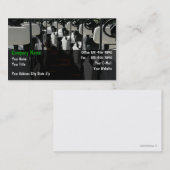 Cartes de visite de golf (Devant / Derrière)