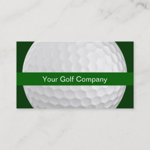 Cartes de visite de golf