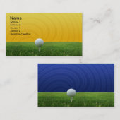 Cartes de visite de golf (Devant / Derrière)