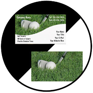 Cartes de visite de golf