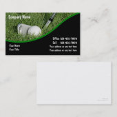 Cartes de visite de golf (Devant / Derrière)