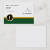 Cartes de visite de golf classe (Devant / Derrière)