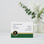 Cartes de visite de golf classe (Debout devant)