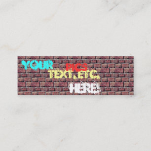 Cartes de visite de graffiti