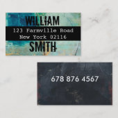 cartes de visite de graffiti de dégradation (Devant / Derrière)