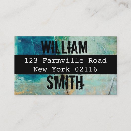 cartes de visite de graffiti de dégradation (Devant)