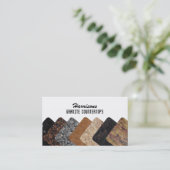 Cartes de visite de granit (Debout devant)