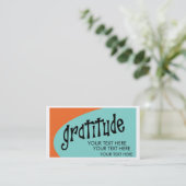 Cartes de visite de gratitude (Debout devant)