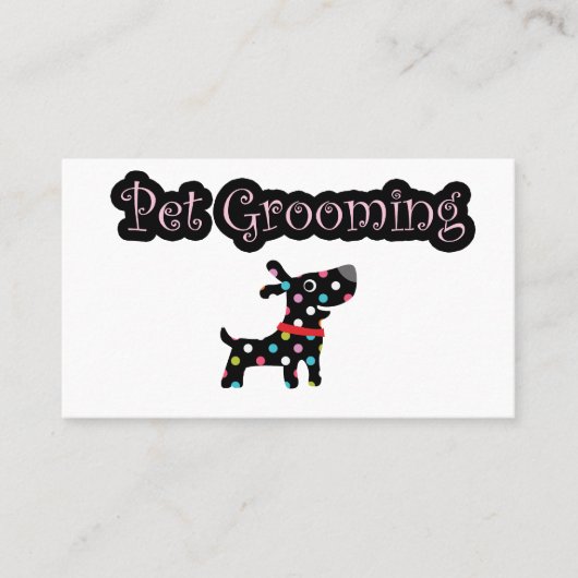 Cartes de visite de Grooming (Devant)
