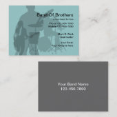 Cartes de visite de groupe de rock (Devant / Derrière)