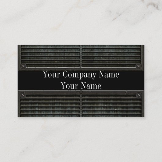 Cartes de visite de grunge de gril de regard en (Devant)