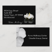 Cartes de visite de guérison florale (Devant / Derrière)