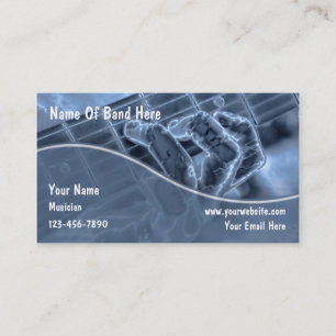 Cartes de visite de guitare