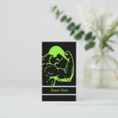 Cartes de visite de gymnase de forme physique (Debout devant)