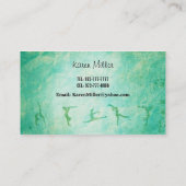 Cartes de visite de gymnastique (Dos)