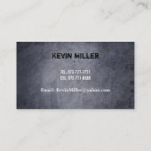 Cartes de visite de gymnastique (Dos)