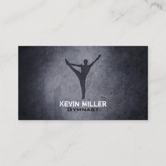 Cartes de visite de gymnastique (Devant)