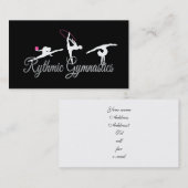 Cartes de visite de gymnastique rythmique (Devant / Derrière)
