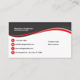 Cartes de visite de haute qualité