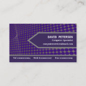 Cartes de visite de haute technologie (Dos)