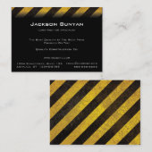 Cartes de visite de Hazard Stripes (Devant / Derrière)