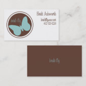 cartes de visite de Heidi-mouche (Devant / Derrière)