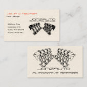 CARTES DE VISITE DE JNZAUTO (Devant / Derrière)