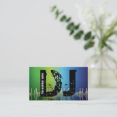 Cartes de visite de jockey DJ (Debout devant)