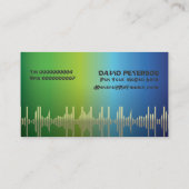 Cartes de visite de jockey DJ (Dos)