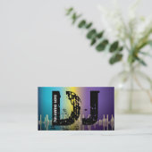 Cartes de visite de jockey DJ (Debout devant)