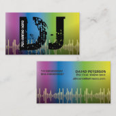 Cartes de visite de jockey DJ (Devant / Derrière)