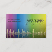 Cartes de visite de jockey DJ (Dos)