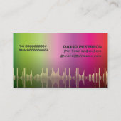 Cartes de visite de jockey DJ (Dos)