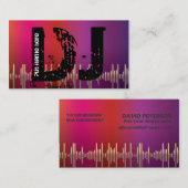 Cartes de visite de jockey DJ (Devant / Derrière)