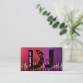 Cartes de visite de jockey DJ (Debout devant)