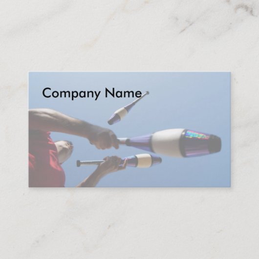 Cartes de visite de jongleur (Devant)