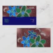 Cartes de visite de jonquille de Bourgogne (Devant / Derrière)