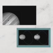 Cartes de visite de Jupiter de planète (Devant / Derrière)