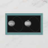 Cartes de visite de Jupiter de planète (Dos)