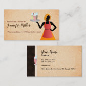 Cartes de visite de jus de Smoothie (Devant / Derrière)