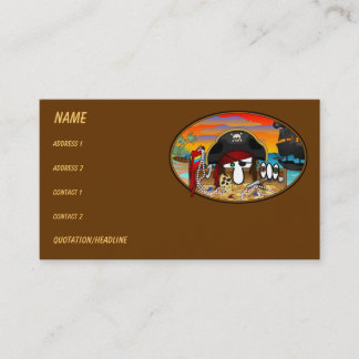 Cartes de visite de Kilroy de pirate