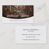 Cartes de visite de la bibliothèque Slogans (Devant / Derrière)