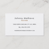 Cartes de visite de la bibliothèque Slogans (Dos)