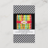 Cartes de visite de la boutique de bonbons (Devant)