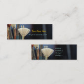 Cartes de visite de la brosse de l'artiste (Devant / Derrière)