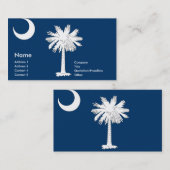 Cartes de visite de la CAROLINE DU SUD (Devant / Derrière)