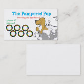 Cartes de visite de la carte Punch Loyalty Groomin (Devant / Derrière)