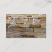 Cartes de visite de la cascade de briques (Dos)