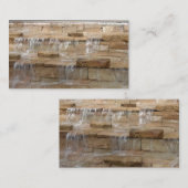 Cartes de visite de la cascade de briques (Devant / Derrière)