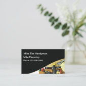 Cartes de visite de la ceinture d'outils Handyman (Debout devant)